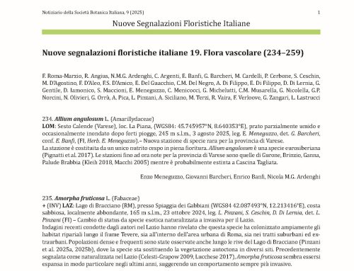  Flora vascolare (234–259)